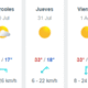 El pronóstico del clima para Chihuahua, Chihuahua, en la semana del 28 de Julio al 3 de Agosto de 2025 58 clima